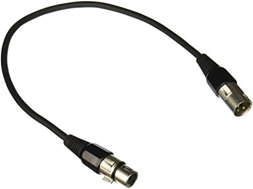 C2G / Cables To Go 40057 Pro Audio Xlr Male To Xlr Female Cable (1.5 Feet, Black)