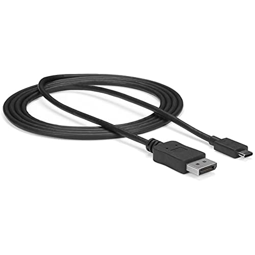 Startech.Com 6Ft/1.8M Usb C To Displayport 1.2 Cable 4K 60Hz   Usb C To Dp Adapter Hbr2   Usb Type C Dp Alt Mode To Dp Monitor V