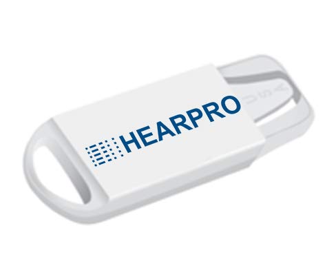 Hearpro Size 312 Long Lasting Hearing Aid Batteries 60 Pack   Mercury Free   Zinc Air Technology   Made In Usa   Plus Keychain B