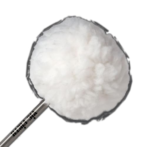 Vic Firth Vickick Bass Drum Beater-- Medium Felt Core Covered With Fleece, Oval Head