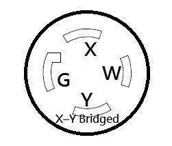 Parkworld Adapter Cord Nema 5 15 Male Plug To Locking L14 30 Female Receptacle (8 Inch)
