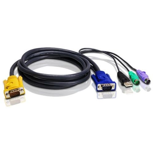 4' Usb Ps/2 Kvm Combo Cable