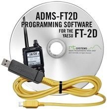 YAESU RT Systems Original ADMS-FT2D USB Programming Software (Version 5.00) with USB-68 USB to Special Mini-B Plug Cable for The