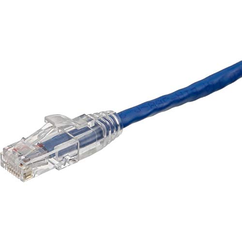 Axiom 8Ft Cat6 550Mhz Patch Cable Clear-Snagless Universal Boot (Blue)