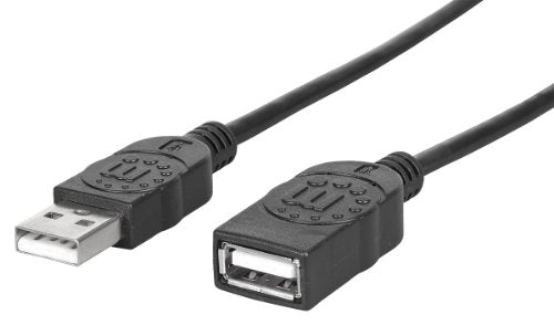 Manhattan 6 Feet High Speed Usb Cable A Male/A Female 1.8M, Black (393843)