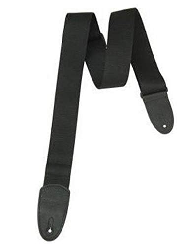 CL THE MUSICALS Classic Guitar Strap for Acoustic Guitars (Black)