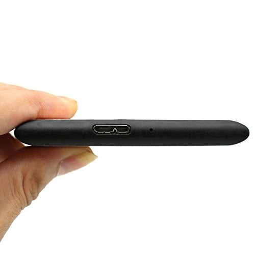 Maxone 320GB Ultra Slim Portable External Hard Drive HDD, USB 3.0, Rose Pink, Model 2519-320GPink, Compatible with PC and Laptop