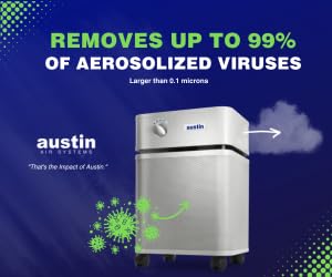 Austin Air Healthmate Plus   Powerful Air Purifier With Hepa Medical Grade Filtration System, Eliminate Harmful Airborne Contami