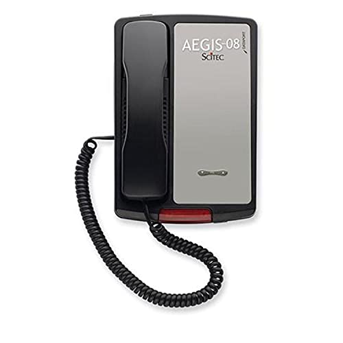 Scitec Aegis Lb 08Bk No Dial Single Line Lobby Phone Black