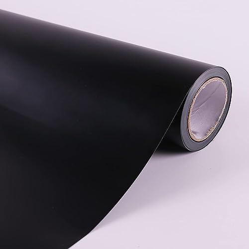 Wisdom Matte Black Vinyl Car Wrap Sheet Sticker And Decal Roll Film Sticker Decal For Car, Bike, Laptop Self Adhesive Film (12 X