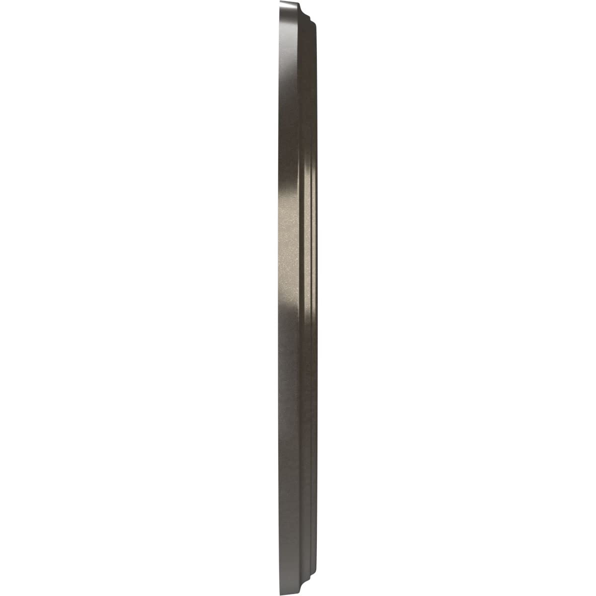 Ekena Millwork Cmp10Becch Berkshire Thermoformed Pvc Ceiling Medallion (Fits Canopies Up To 4 1/2), 10Od X 3 1/2Id X 3/4P, Metal