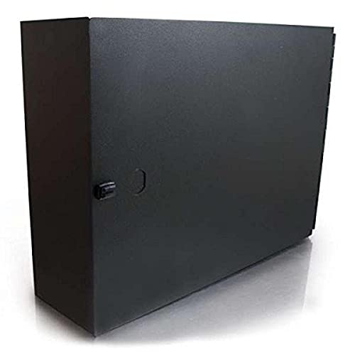 C2G 39106 Q Series 2 Panel Wallmount Box, Taa Compliant, Black (Made In The Usa)