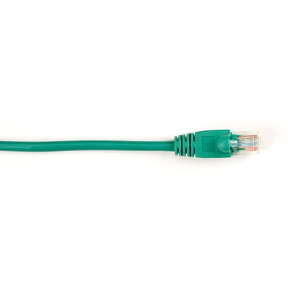 Black Cat5E Patch Cables Green