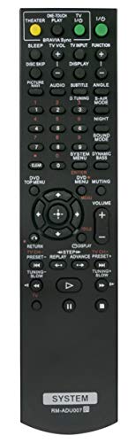 New Rm Adu007 Relaced Remote Fit For Sony Dav Hdx274 Dav Hdx275 Dav Hdz273 Hcdhdx277 Hcd Hdx287Wc Dav Hdx475 Hcd Hdx275 Hcd Hdx5