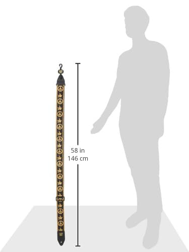 Ernie Ball Jacquard Guitar Strap, Peace Love Dove (P04613)