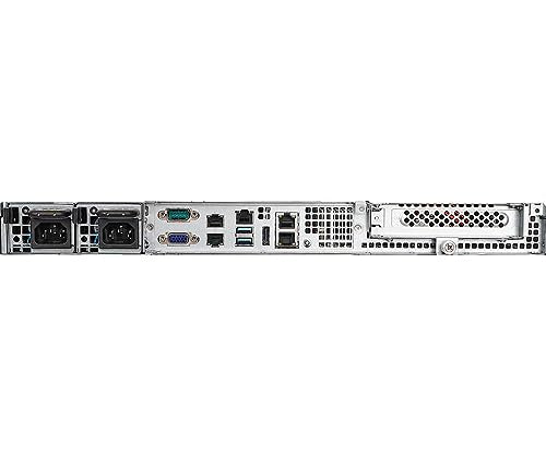 Asrock Rack 1U4Lw X570/2L2T Rpsu 1U Rackmount Server Barebone Amd Am4 Ryzen Pga 1331 X570 4X3.5 Hdd 450W Redundant Power Supply