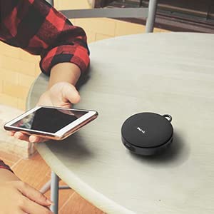 Inwa Bluetooth Shower Speaker Ipx7 Waterproof, Tws Wireless Bathroom Speakers, Built In Mic With Bluetooth 5.0, Tf Card Mode, 12