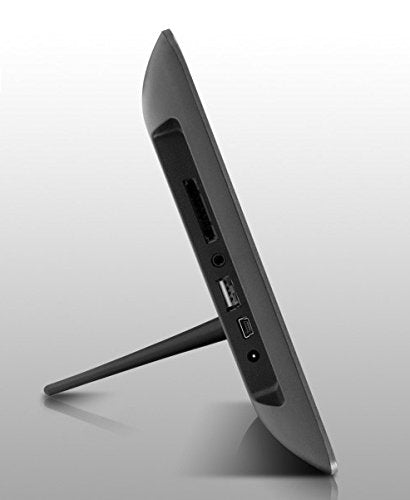 Aluratek Admsf108F 8-Inch Digital Photo Frame With Energy Efficient Motion Sensor 4Gb Built In Memory (Black)