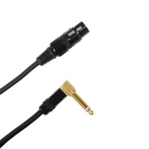 Audio2000'S C23003P2 3 Ft 1/4'' Ts Right Angle To Xlr Female Cable (2 Pack)