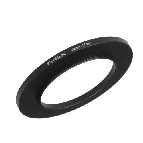 Fotodiox Metal Step Up Ring, Anodized Black Metal 55Mm-77Mm, 55-77 Mm