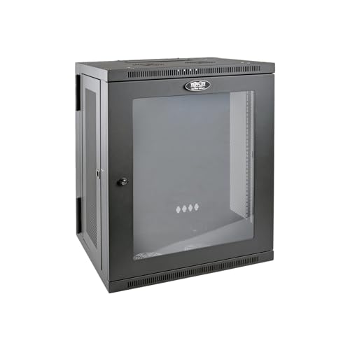 Tripp Lite 15U Wall Mount Rack Enclosure Server Cabinet With Acrylic Glass Window, Hinged, 20.5 Deep, Switch-Depth (Srw15Usg)