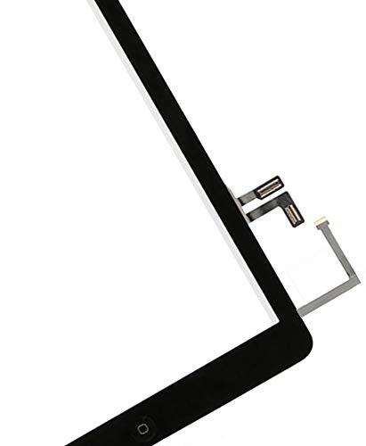 Dedia Black Touch Screen Replacement For Ipad 5/Ipad Air 2013 9.7 Inch, A1474 A1475 A1476 Digitizer Glass Assembly With Home But