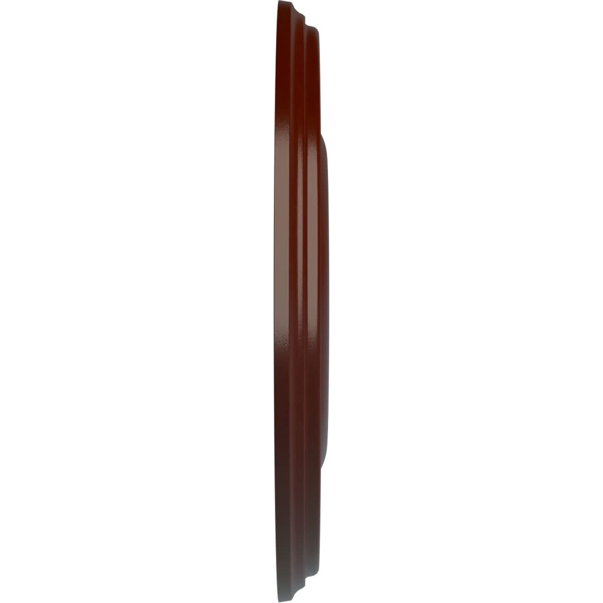 Ekena Millwork Cm18Brbmf Bradford Ceiling Medallion, 18 1/8''Od X 3 3/4''Id X 1 1/8''P, Hand Painted Brushed Mahogany