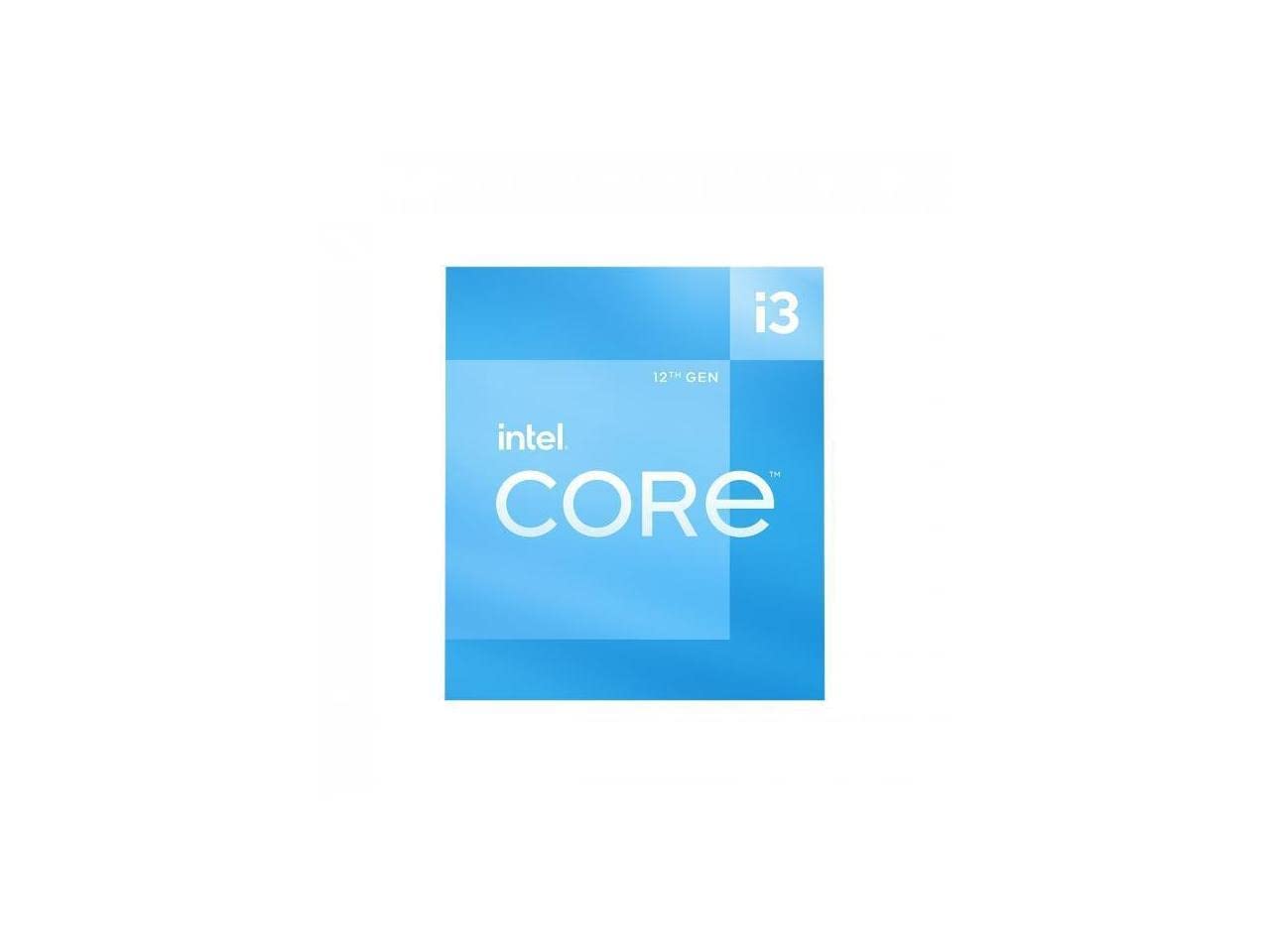 Intel Core I3 (12Th Gen) I3 12100 Quad Core (4 Core) 3.30 Ghz Processor   Retail Pack, Blue