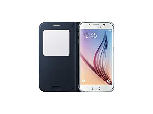 Samsung S-View Flip Cover For Samsung Galaxy S6 - Black Sapphire