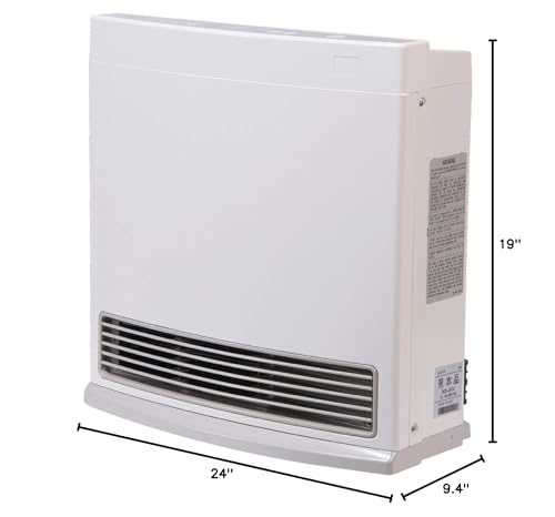 Rinnai Fc510N Ventless Natural Gas Heater, Energy Efficient Space Heater With Programmable Thermostat