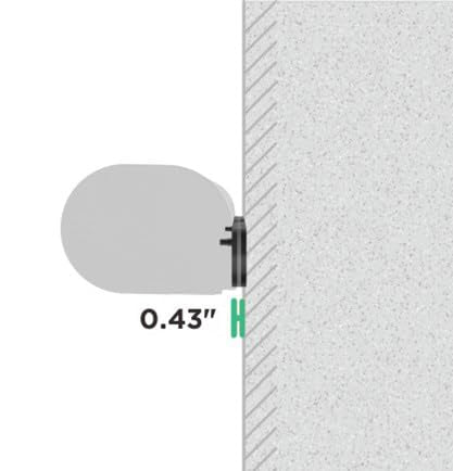 Ynvision.Design Wall Mount Bracket Compatible With Sonos Arc (White)