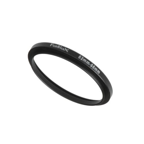 Fotodiox Metal Step Up Ring, Anodized Black Metal 52Mm-55Mm, 52-55 Mm