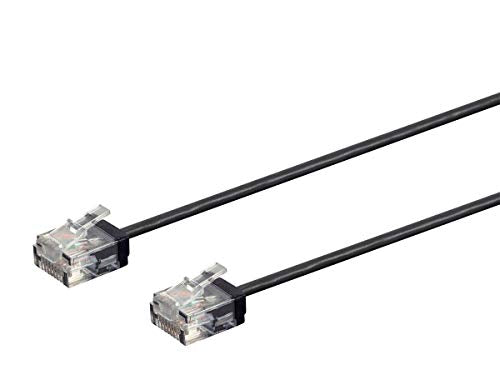 Monoprice Cat6 50Ft Black Patch Cable_ Utp_ 32Awg_ 550Mhz_ Pure Bare Copper_ Sna