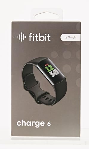 Fitbit Charge 6 Activity Tracker - Heart Rate Monitoring, 7-Day Battery, Google Apps, Maps & Wallet, Comprehensive Health Insigh