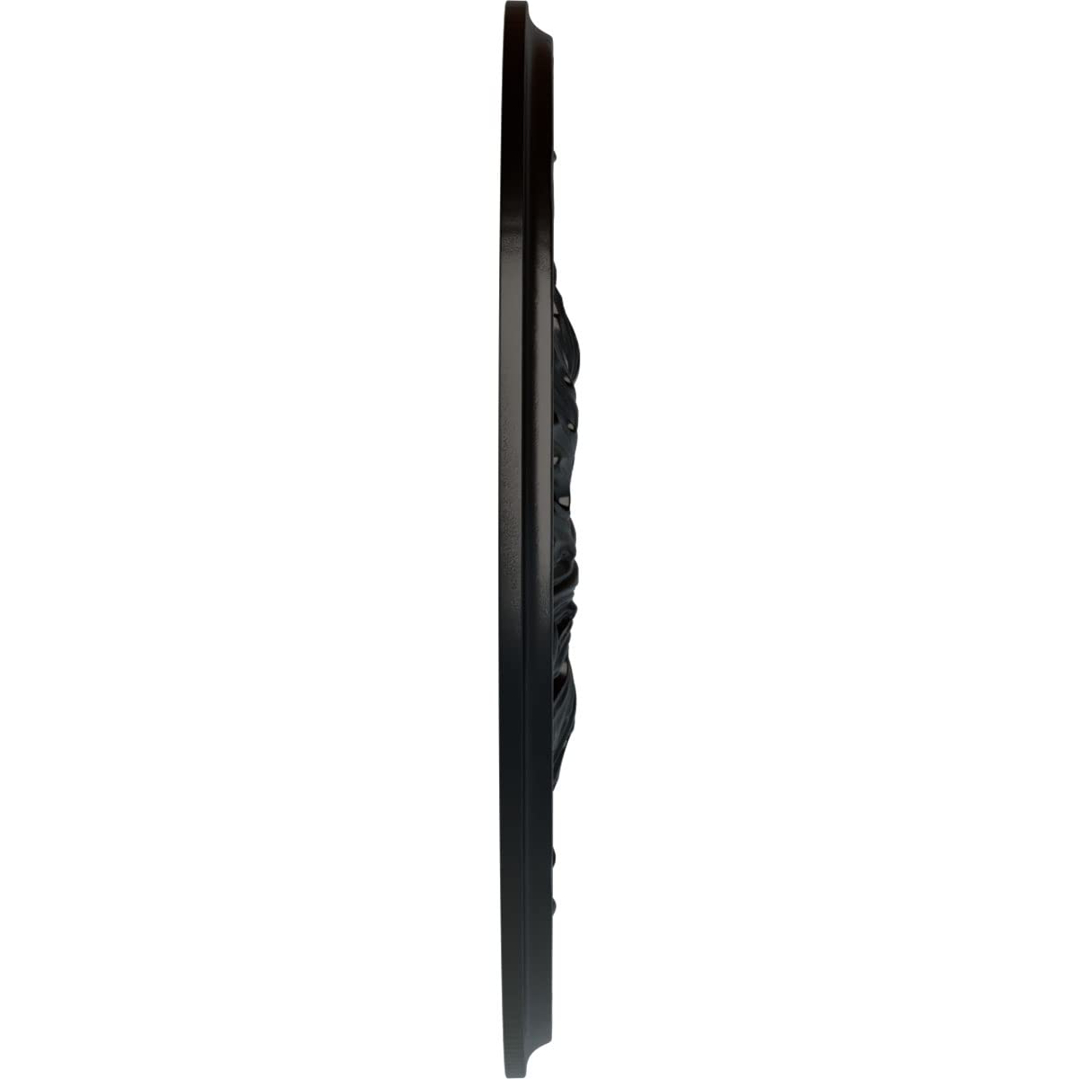 Ekena Millwork Cm12Leblf Legacy Acanthus Ceiling Medallion, 12 3/4''Od X 7/8''P (Fits Canopies Up To 3 1/2''), Hand Painted Jet