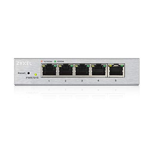 Fanless 5 Port GbE Managed Swi