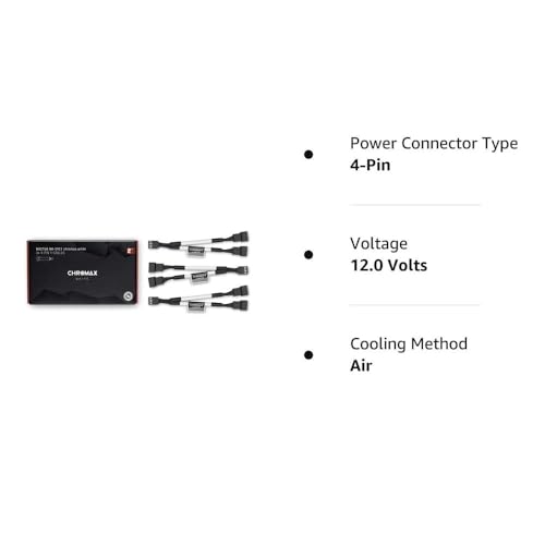 Noctua Na Syc1 Chromax.White, 4 Pin Y Cables (White)