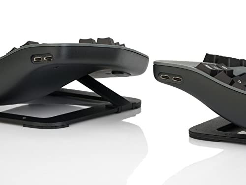 KINESIS Advantage360 USB-C Ergonomic Keyboard | Mechanical Switches | Dark Gray | Model KB360-GBR | Fully Programmable