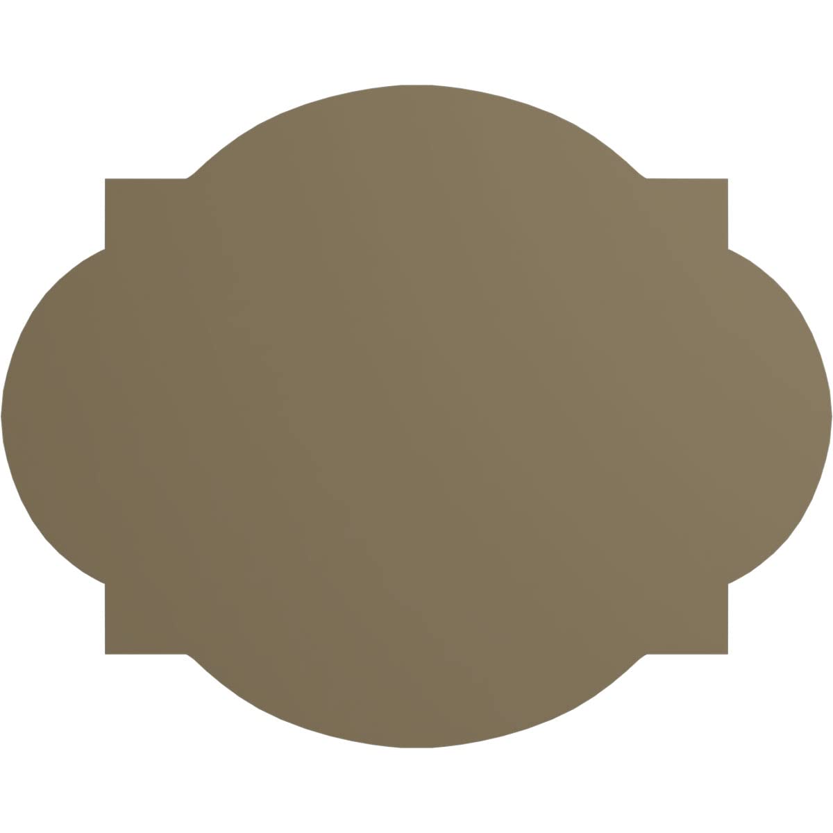 Ekena Millwork Cm21Wacyf Waltz Ceiling Medallion, 21 1/4''W X 17 3/8''H X 1''P, Hand Painted Clear Yellow