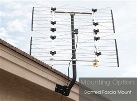 Channel Master CM-3090 Telescoping Antenna Mast Pole, Adjustable Roof Mount, 43.125" x 9" x 4.75", Black