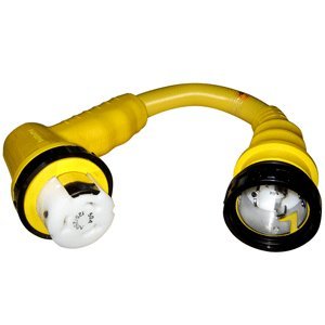 Marinco 1Rpc50 Right Angle Adapter, 50A 125/250V