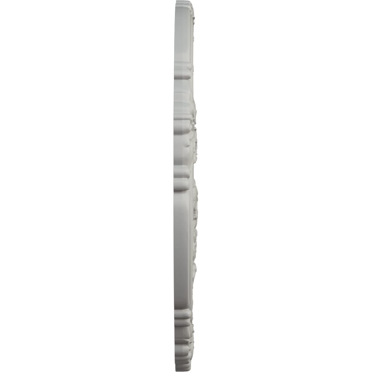 Ekena Millwork Cm26Atpcf Attica With Rose Ceiling Medallion, 26''Od X 3 3/4''Id X 1 1/2''P, Hand Painted Pot Of Cream