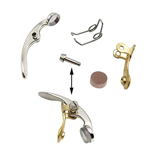 Tuoren Trumpet Valve Repair Kit With Piston Guides Spring Felt Washer Water Key Spit Valve Cork Pads Instruments Accessories 28P