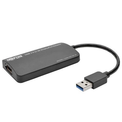 Tripp Lite Usb 3.0 Superspeed To Displayport Dual Monitor External Video Graphics Card Adapter, 512 Mb Sdram, 4K X 2K (U344 001 