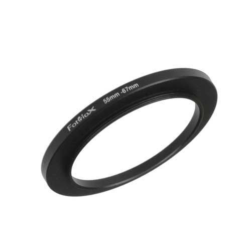 Fotodiox Metal Step Up Ring, Anodized Black Metal 55Mm-67Mm, 55-67 Mm