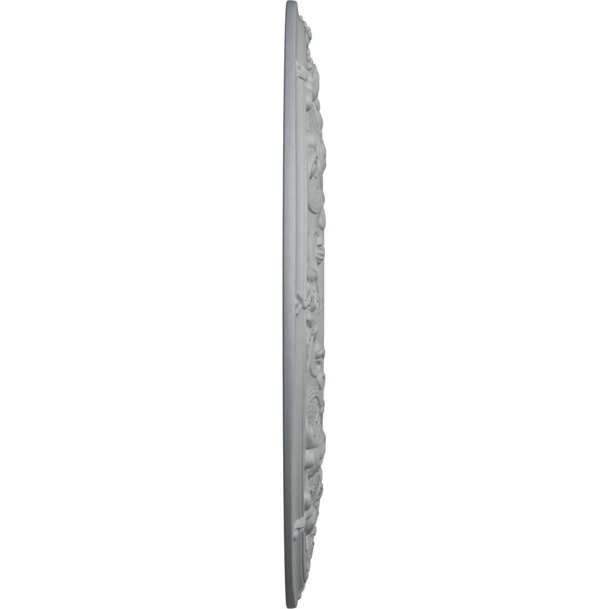 Ekena Millwork Cm28Os Oslo Ceiling Medallion, 28 1/8''Od X 1 3/4''P (Fits Canopies Up To 10 1/2''), Factory Primed
