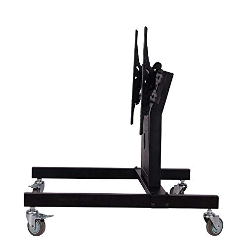 Rolling Tv Mount With Wheel For 32 65 Inch Flat Curved Screen Tv, Led Lcd, 45� Adjustable Viewing Angle,Low Height Mobile Tv Stand, Monitor Floor Stand Cart, Conferences, Exhibitions, Home,Office