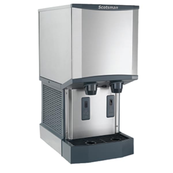 Scotsman HID312A-1, Meridian Nugget Ice & Water Dispenser, 12 lb Storage Capacity, 300 lb Daily Production, Stainless Steel, Cou