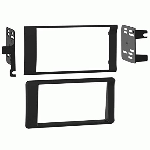 Carxtc Double Din Install Car Stereo Dash Kit For A Aftermarket Radio Fits 1998 2001 Dodge Ram Pickup 1500, 2500, 3500 Trim Beze