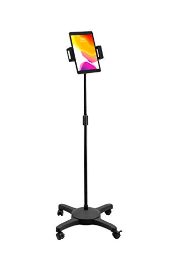 Universal Desk Mount.  Cta Universal Quick Connect Floor Stand. Compatible With 7       To 13       Tablets, Ipad Mini 5, Ipad G